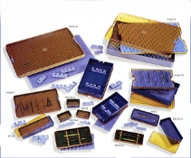 Base, For Deep Microsurgical Instrument Trays, Dimensions 6" x 10" x 1-1/2" (152mm x 254mm x 38mm) 